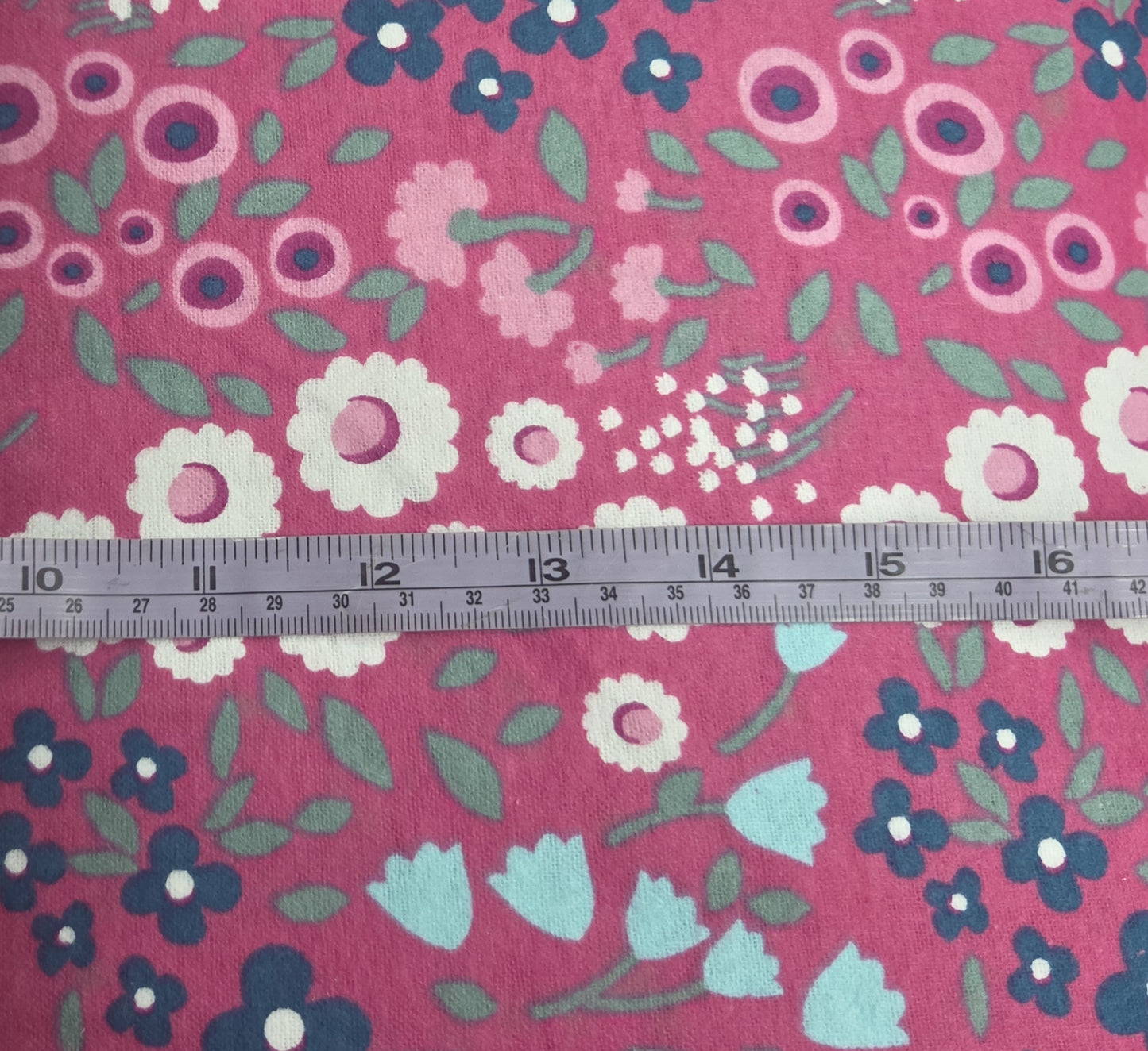 Floral Print on Pink ♥ Flannel