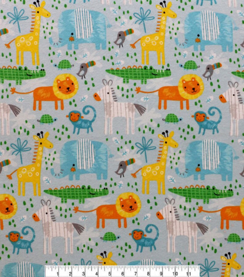 Sweet Jungle Animals ♥ Flannel