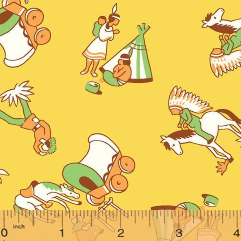 Storybook Ranch Icons on Yellow