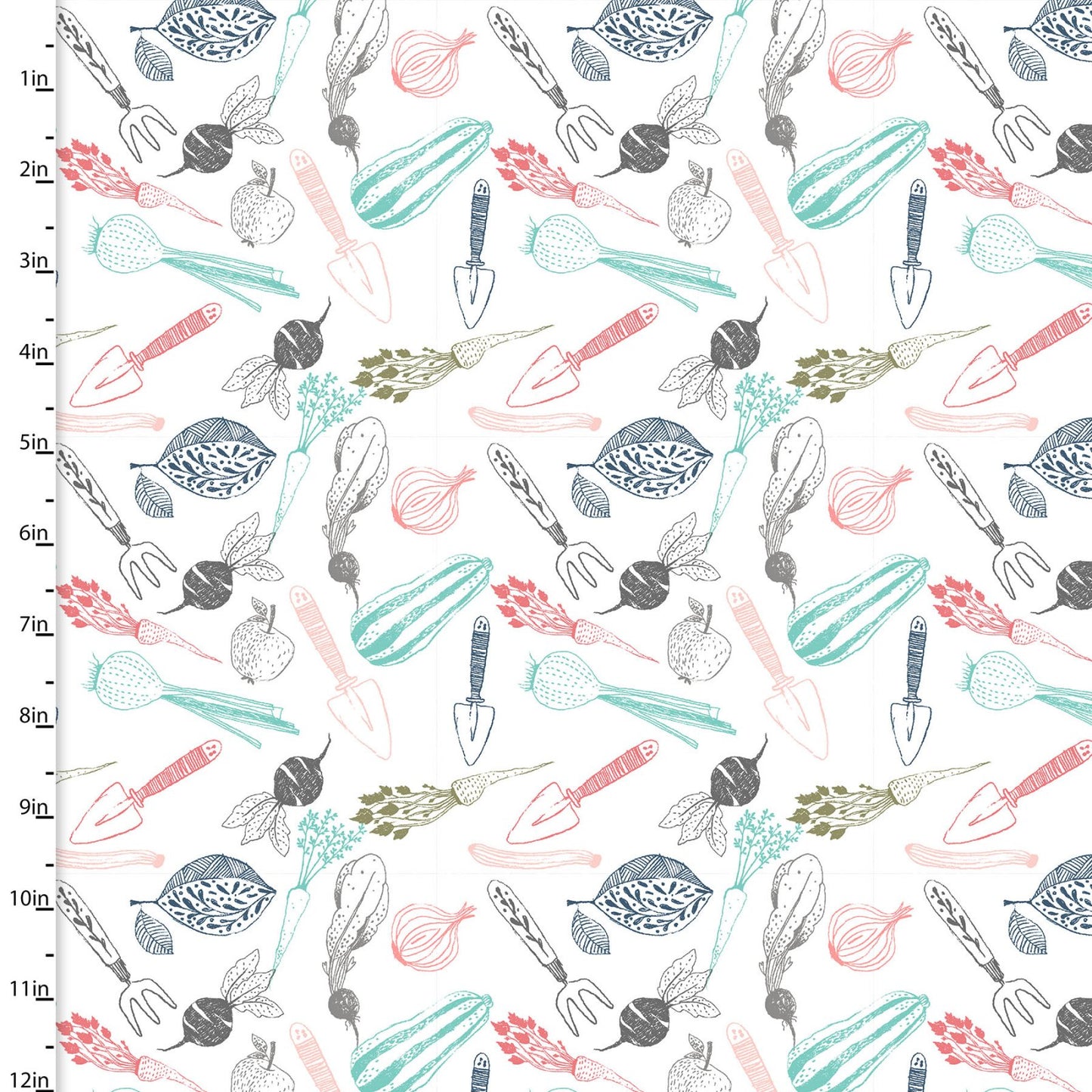 Gardening Tools on White