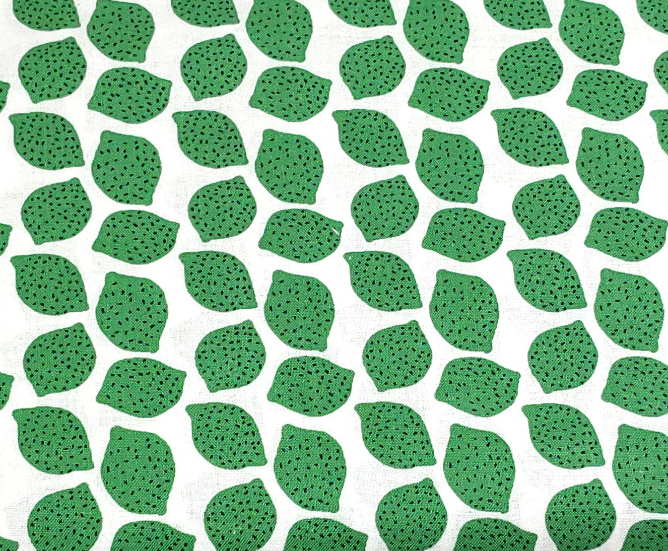 Green Lime/Lemons on White