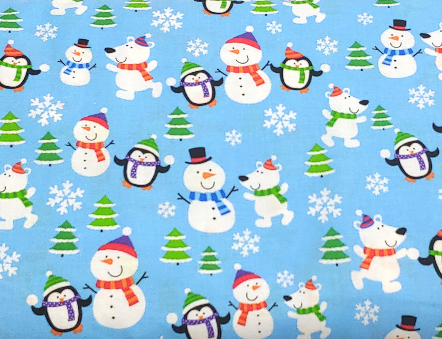 Penguin and Snowman Christmas