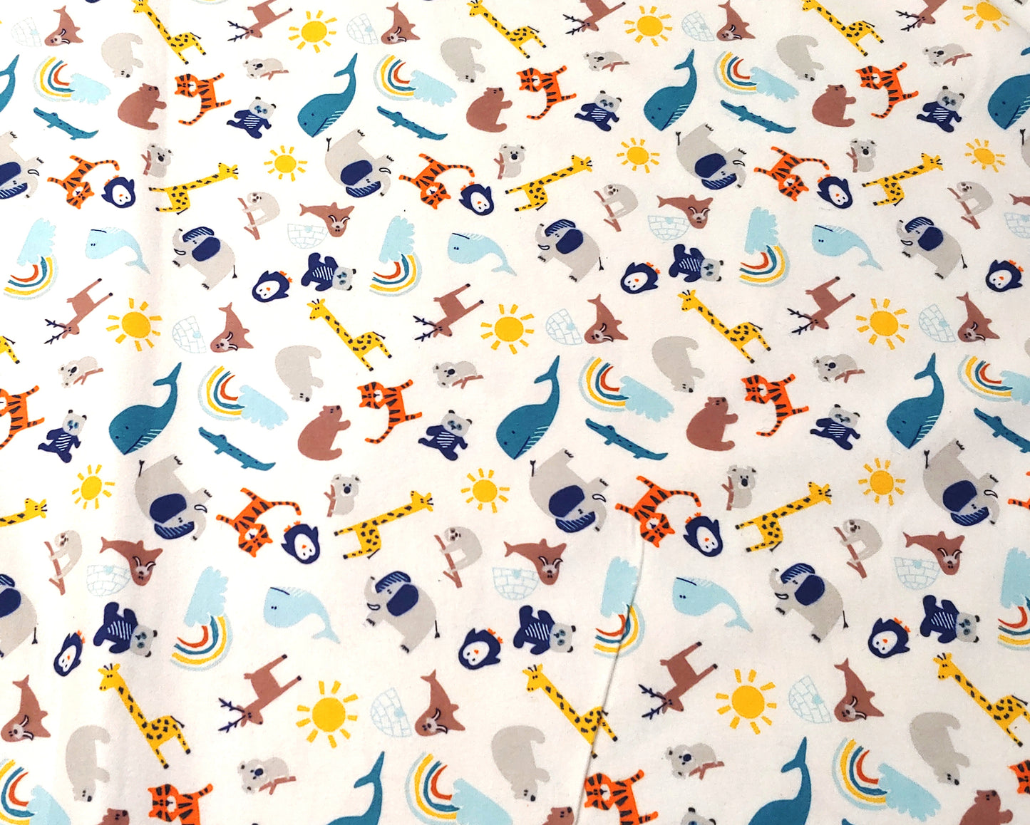 Blue Animal Toss ♥ Flannel