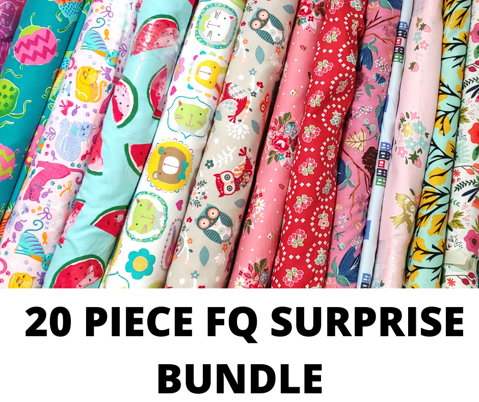 20 pcs SURPRISE Fat Quarter Bundle