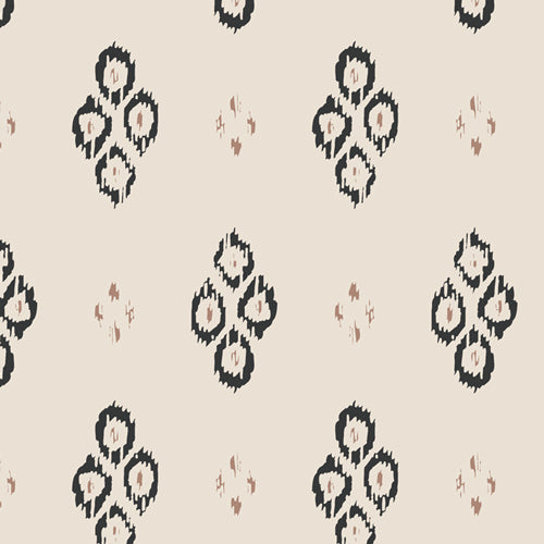 Ikat Diamond on Cream