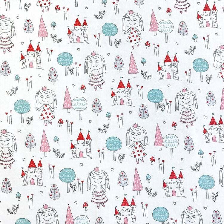 Little Princesses on White