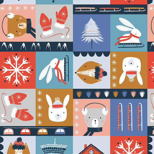 Winter Animal Grid