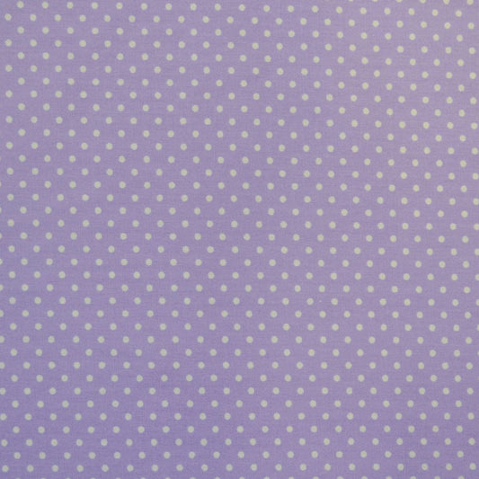 1 YD PRE-CUT Mini Polka Dots in Lilac