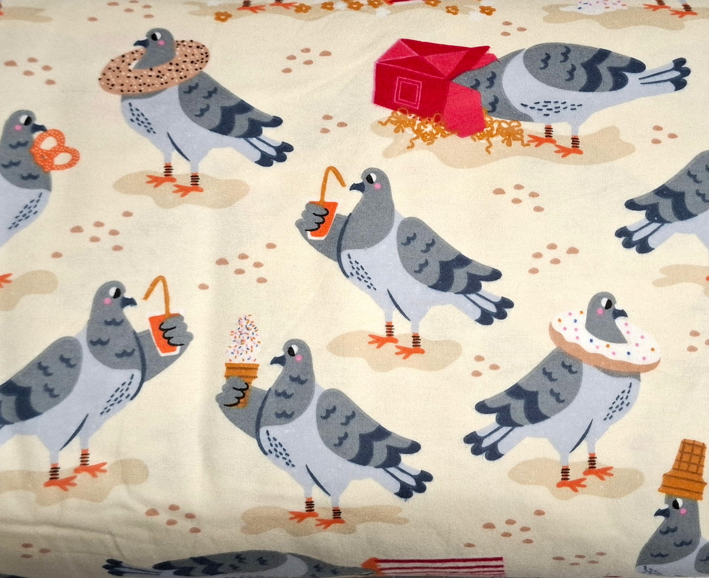 Snacking Pigeons ♥ Flannel