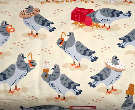Snacking Pigeons ♥ Flannel