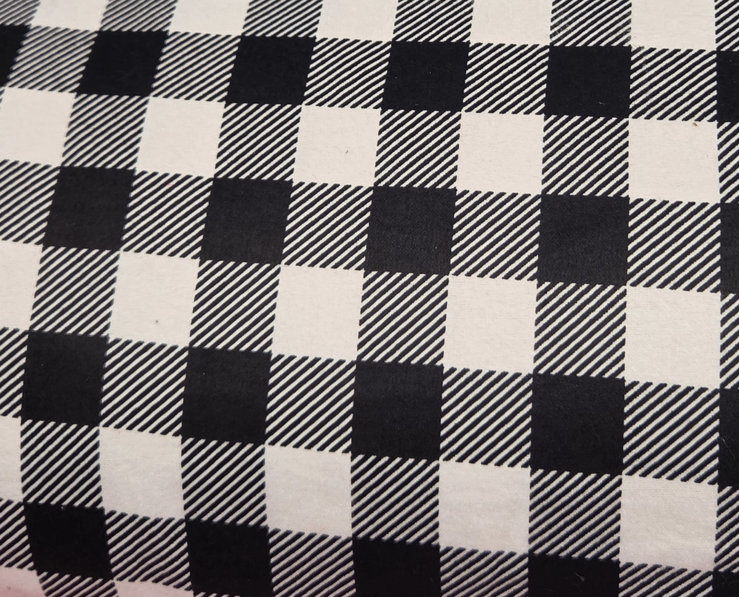 Black & White Buffalo Plaid Checkered ♥ Flannel