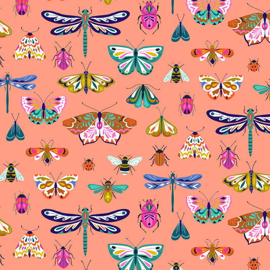 Insects on Pink