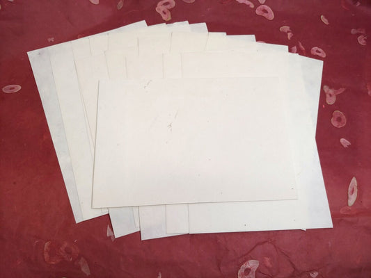 Vegan Paper - Natural Paper - Pack of 20 sheets - 7" x 10"