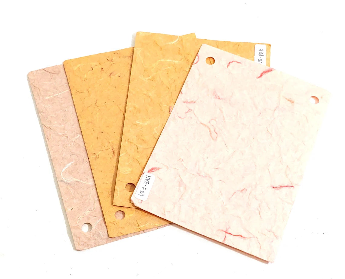 Handmade Paper Swatch Booklet - 50 Sheets