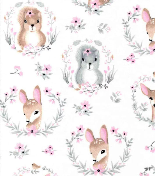Hazel Portrait Nursery Animals ♥ Flannel