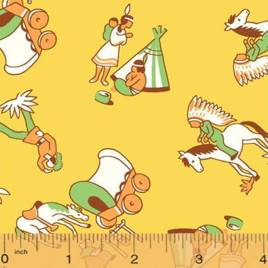 Storybook Ranch Icons on Yellow