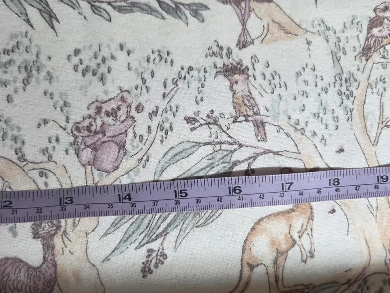 Sleepy Koala Nursery on White ♥ Flannel