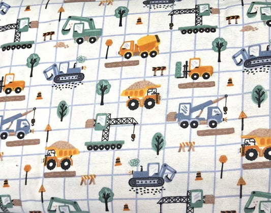 Tradies on Off White ♥ Flannel