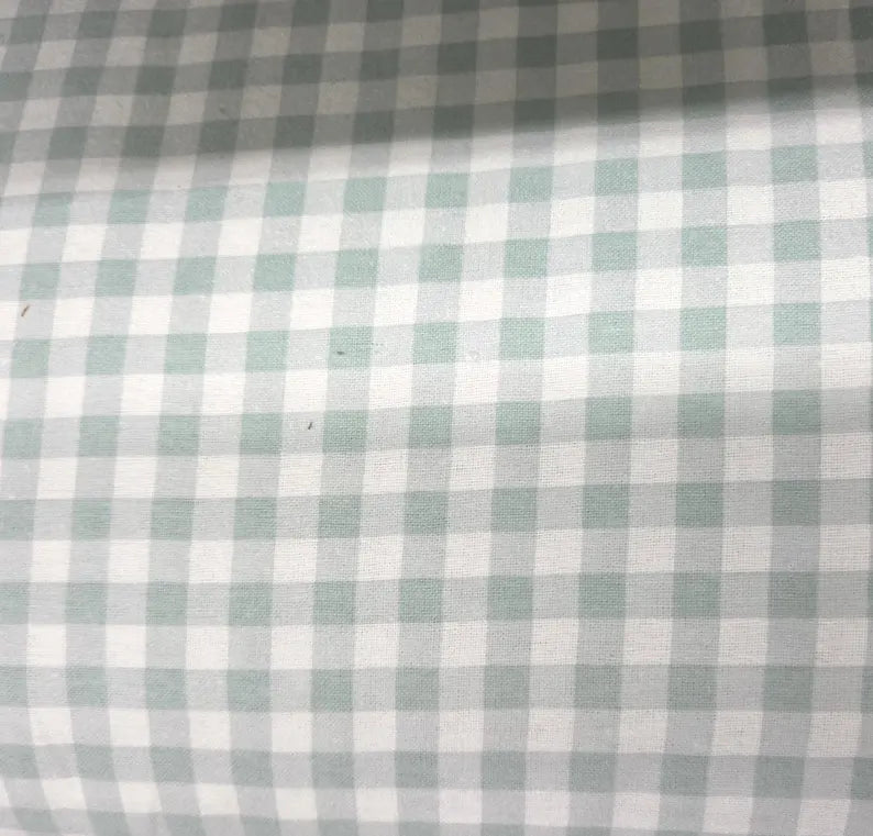 Mint Checkered Gingham ♥ Flannel