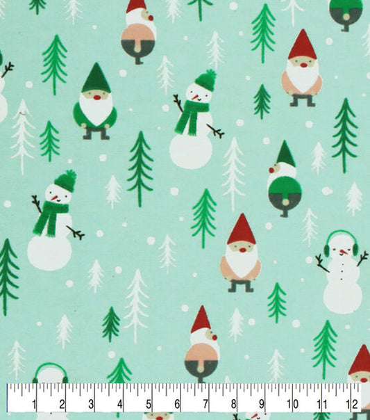 Gnomes in Snow ♥ Flannel