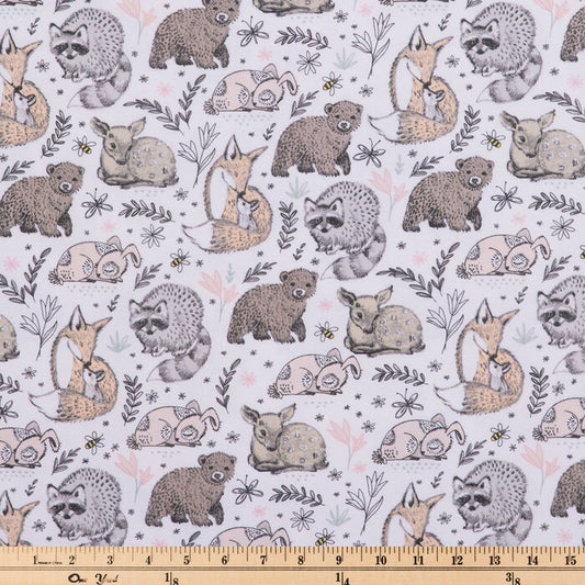 Forest Animal Nursery Print ♥ Flannel