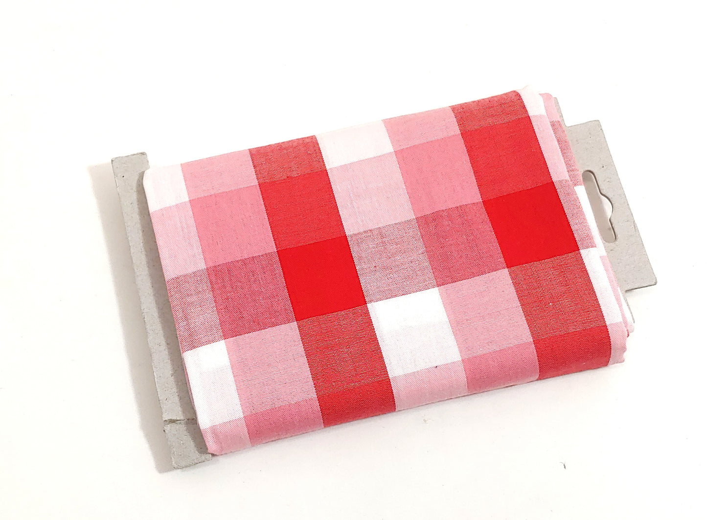 1 YD PRE-CUT Large Red Gingham