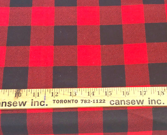 Buffalo Plaid Red and Black ♥ Flannel