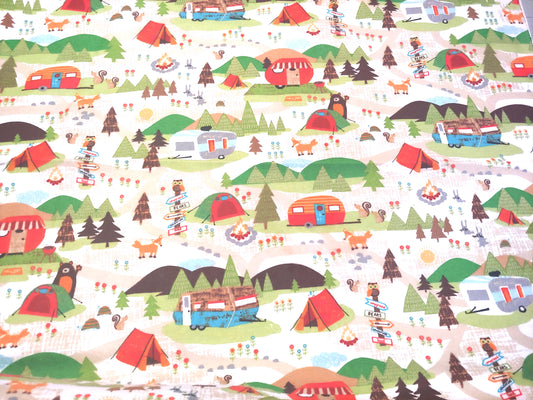 Woodsy Camping Scene ♥ Flannel