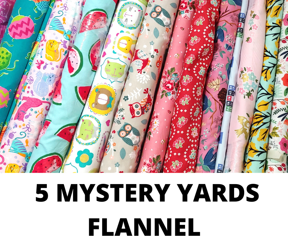 Surprise Me with 5 YDS Flannel Fabric