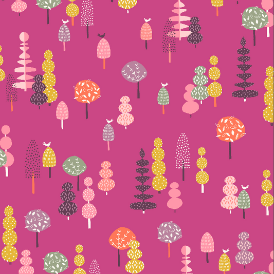 Forest on Pink