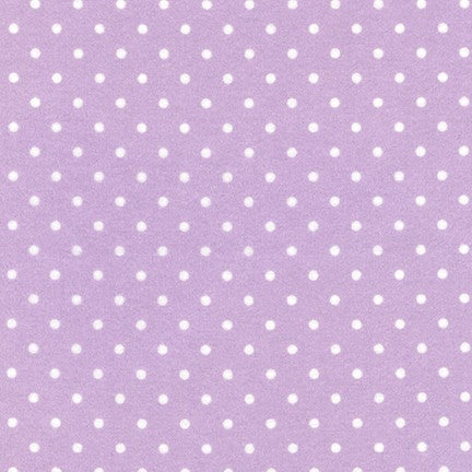 White Dots on Purple ♥ Flannel