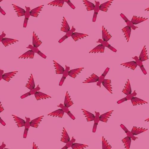 Birds on Pink