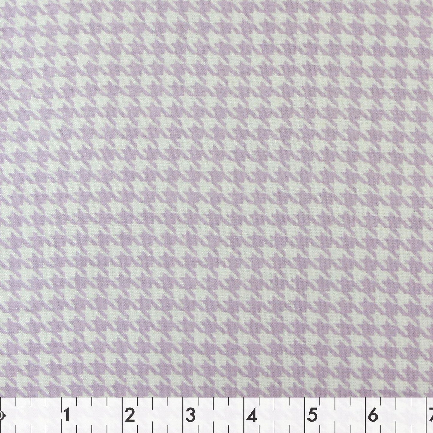 Houndstooth on Lilac ♥ Bamboo Flannel