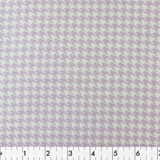 Houndstooth on Lilac ♥ Bamboo Flannel