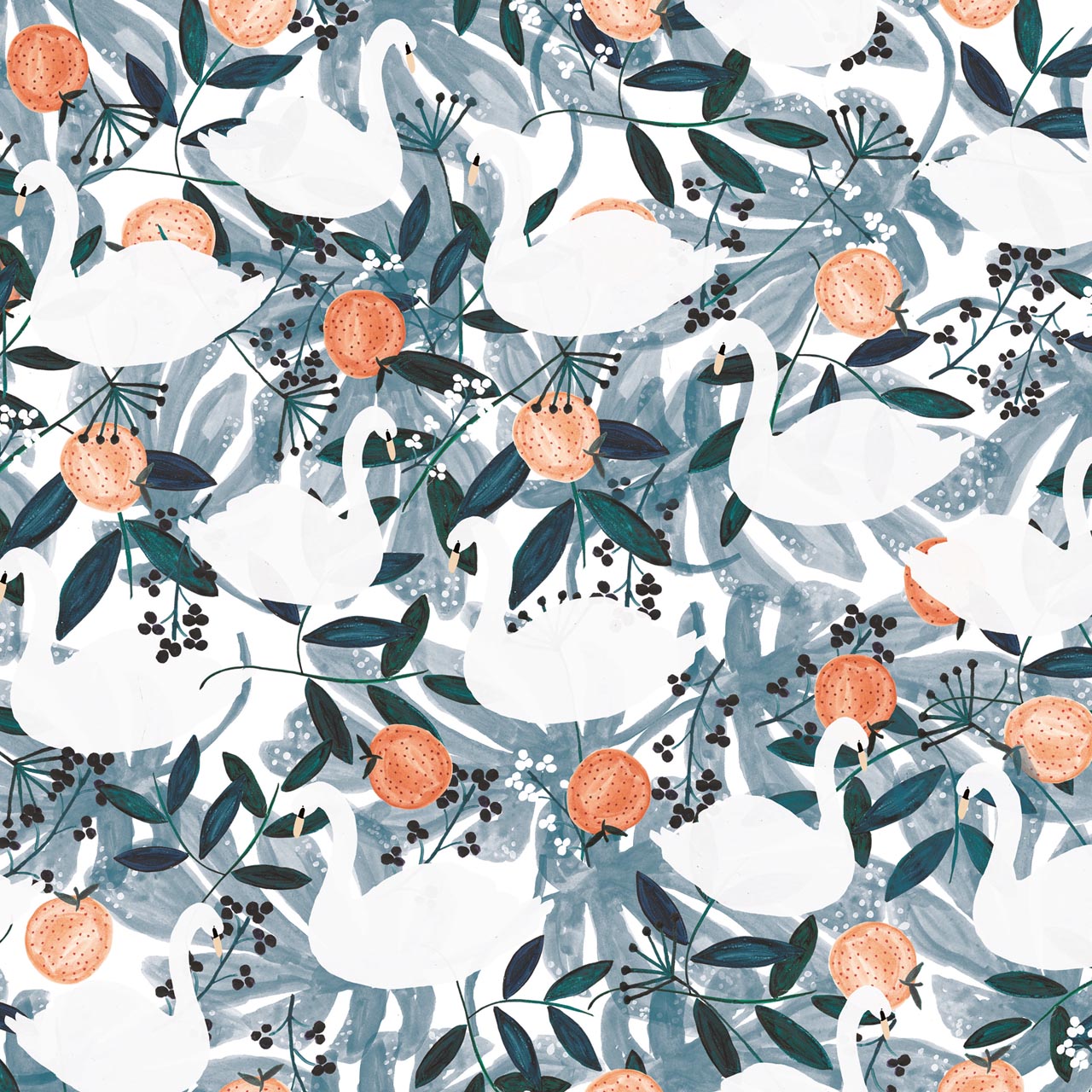 Packed Swan Floral