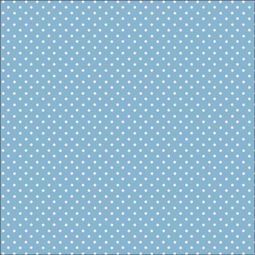 1 YD PRE-CUT Small Polka Dots in Blue