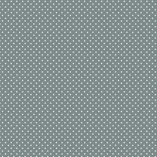 2 YD PRE-CUT Mini Grey Polka Dot