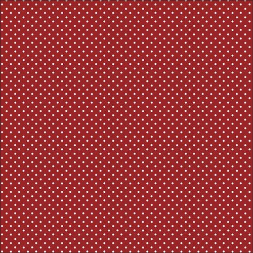 1 YD PRE-CUT Mini Polka Dots in Deep Red