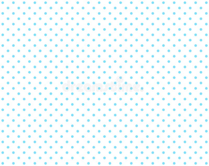 Light Blue Dots on White ♥ Flannel